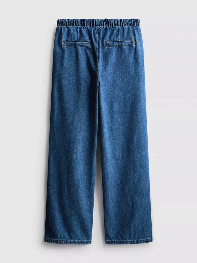 7–15 år | Jeans med stretch i midjan