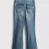 7–15 år | Jeans med veck och utsvängda ben