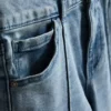 7–15 år | Jeans med veck och utsvängda ben