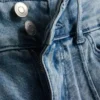 7–15 år | Jeans med veck och utsvängda ben