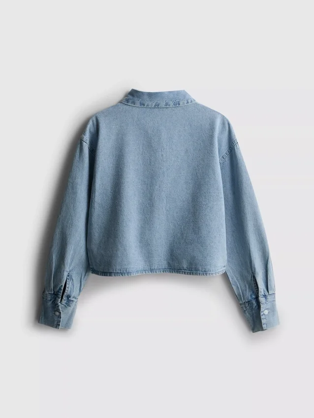 7–15 år | jeansskjorta