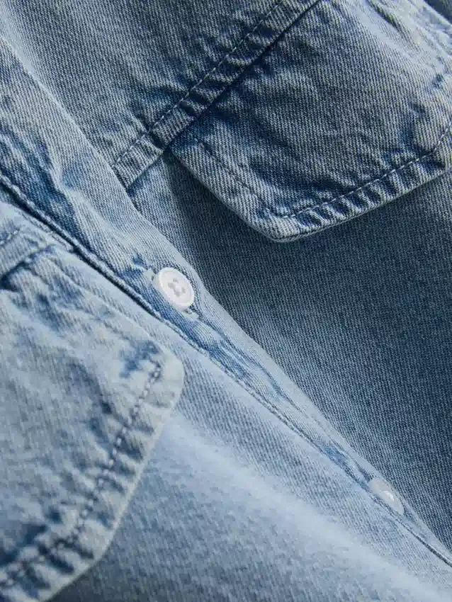 7–15 år | jeansskjorta