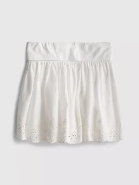 7–15 år | kjol med broderie anglaise