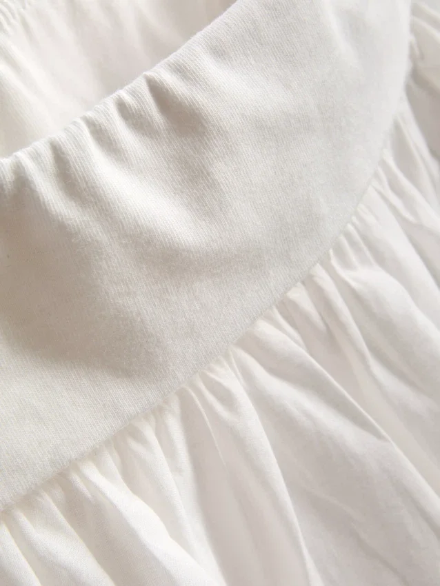 7–15 år | kjol med broderie anglaise