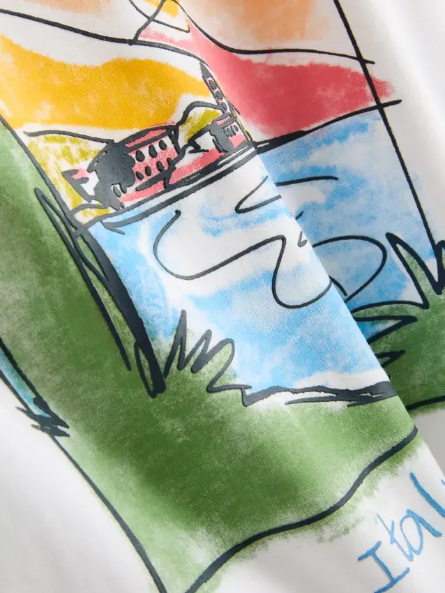 7–15 år | Lake Como-T-shirt