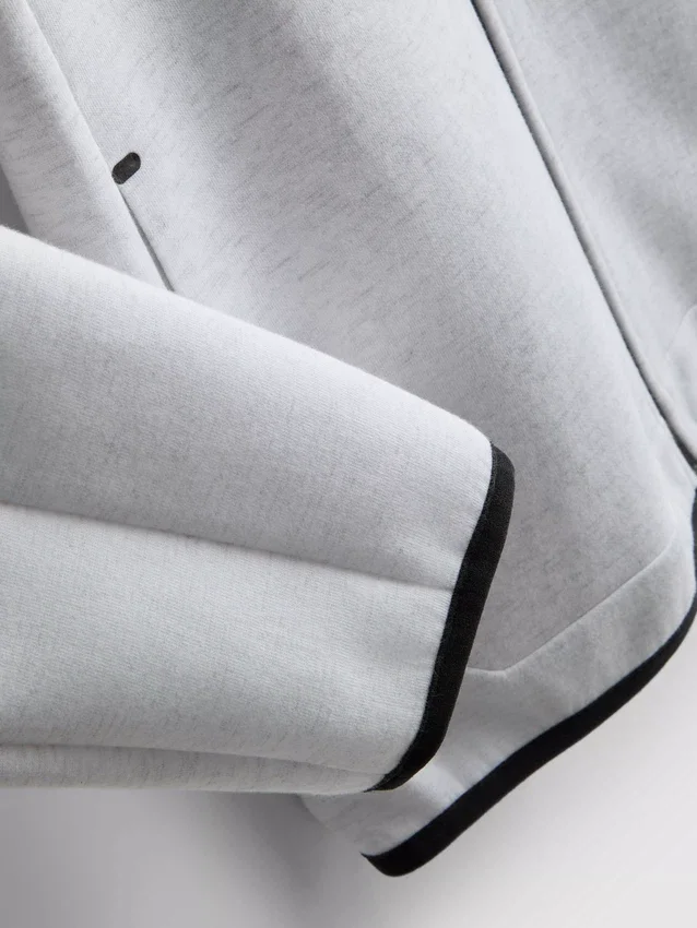 7–15 år | limmad hoodie med dragkedja