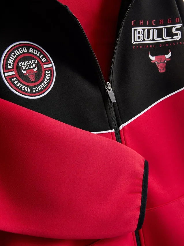 7–15 år | NBA Chicago Bulls-hoodie med dragkedja