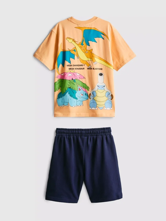 7–15 år | Pokémon-set med T-shirt och Shorts