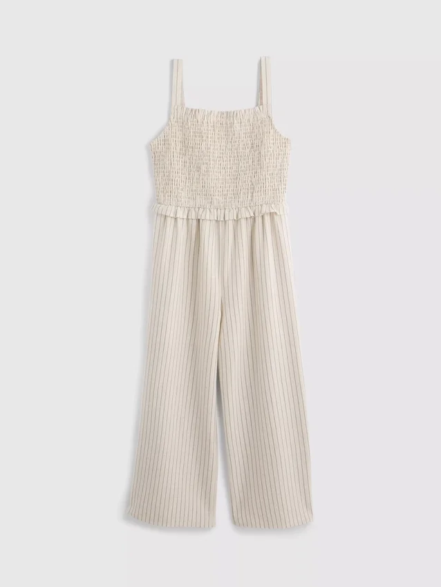 7–15 år | randig, rynkad jumpsuit