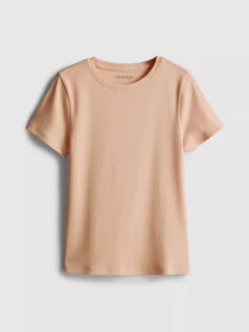7–15 år | ribbad T-shirt