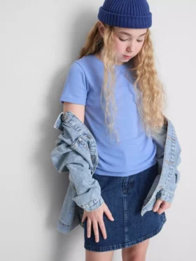 7–15 år | ribbad T-shirt