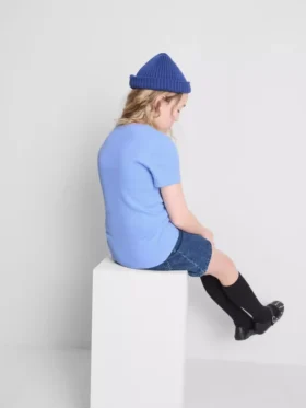 7–15 år | ribbad T-shirt