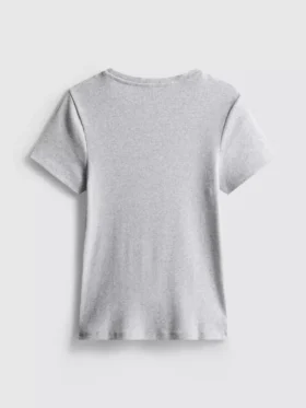 7–15 år | ribbad T-shirt