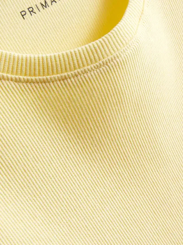 7–15 år | ribbad T-shirt