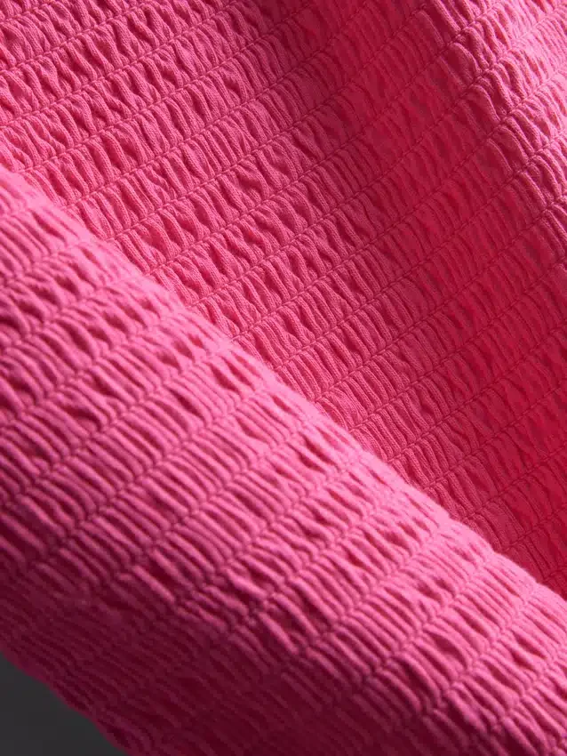 7–15 år | Rynkad camisoleklänning