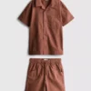 7–15 år | Set med skjorta och shorts