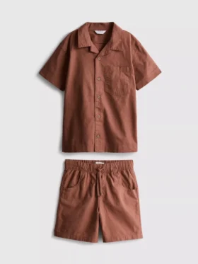7–15 år | Set med skjorta och shorts