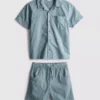 7–15 år | Set med skjorta och shorts