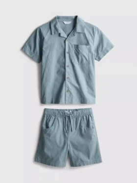 7–15 år | Set med skjorta och shorts