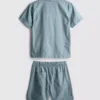 7–15 år | Set med skjorta och shorts