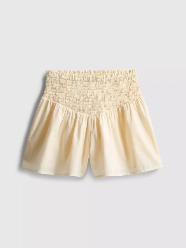 7–15 år | Shorts med rynkad midja