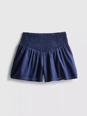 7–15 år | Shorts med rynkad midja