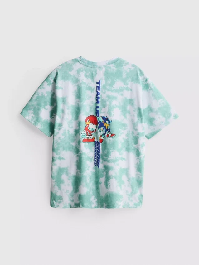 7–15 år | Sonic the Hedgehog-T-shirt i tie-dye
