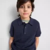 7–15 år | stickad polotröja
