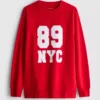7–15 år | Sweatshirt med NYC-slogan