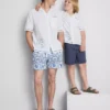 7–15 år | T-shirt med broderad fisk