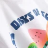 7–15 år | T-shirt med fruktmotiv och struktur