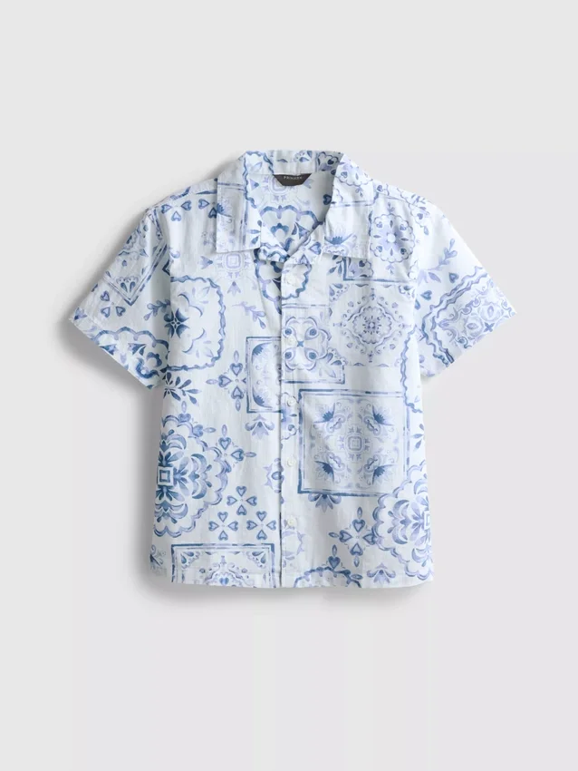 7–15 år | T-shirt med kakeltryck