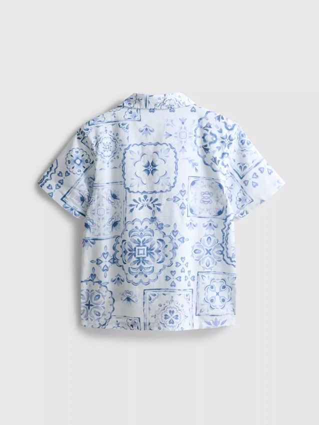 7–15 år | T-shirt med kakeltryck