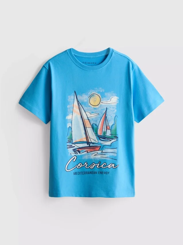 7–15 år | T-shirt med Korsika-motiv