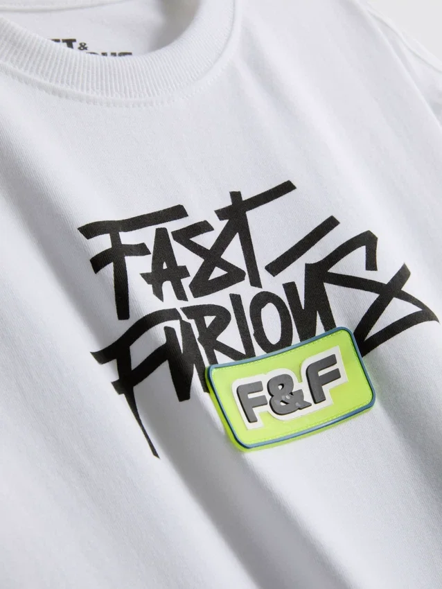 7–15 år | T-shirt med motiv från Fast & Furious