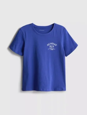 7–15 år | T-shirt med tryck och korta ärmar