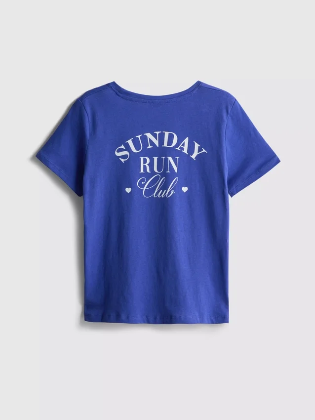 7–15 år | T-shirt med tryck och korta ärmar