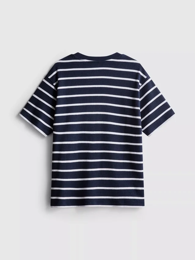 7–15 år | T-shirt med våffelstruktur