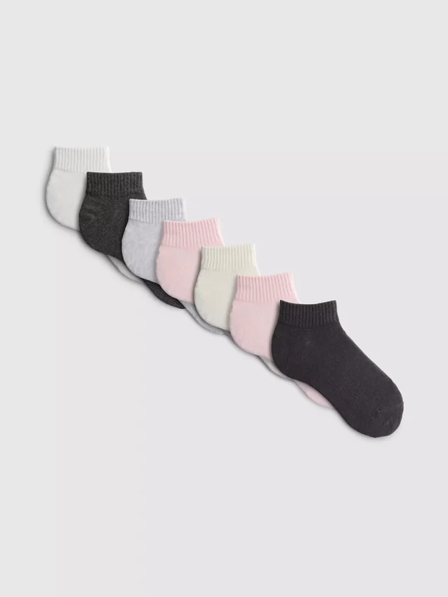 7-pack blandade kvartsstrumpor