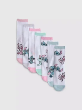 7-pack Disney-ankelstrumpor med Stitch
