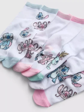 7-pack Disney-ankelstrumpor med Stitch