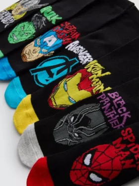 7-pack Marvel-ankelstrumpor
