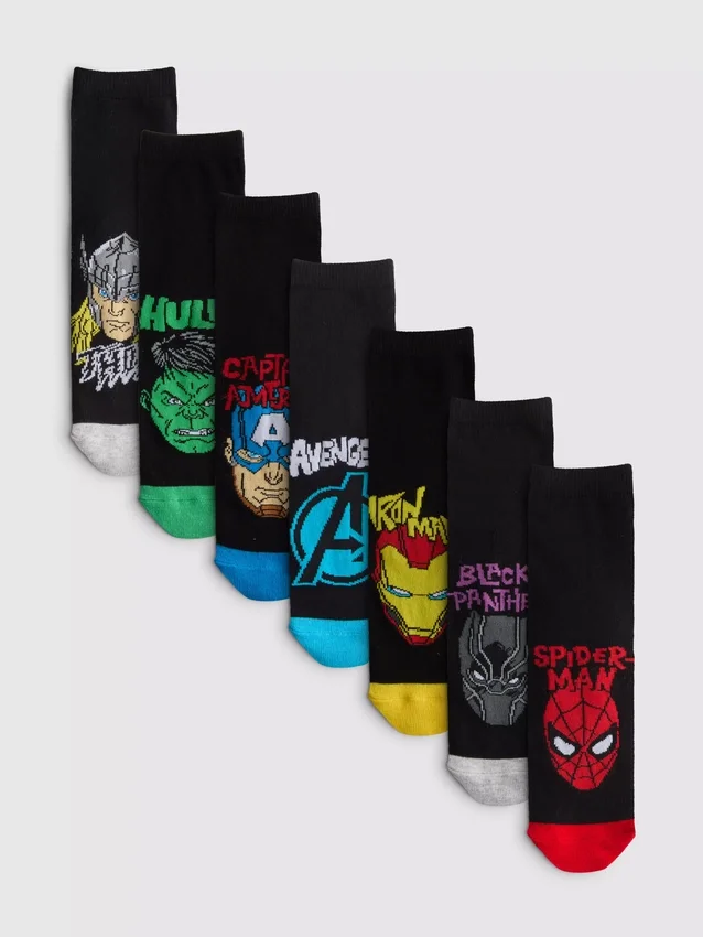 7-pack Marvel-ankelstrumpor