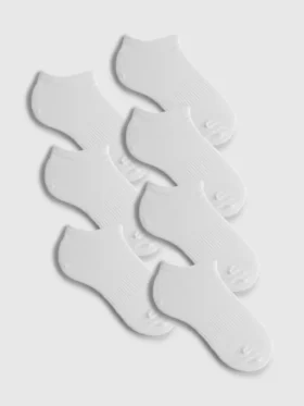 7-pack med basmodeller av sneakerstrumpor