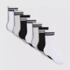 7-pack ribbade sportstrumpor
