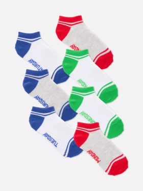 7-pack sneakerstrumpor med veckodagar