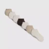 7-pack texturerade sneakerstrumpor