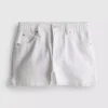A-linjeformade shorts i bomullsdenim
