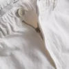 A-linjeformade shorts i bomullsdenim