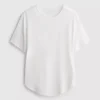 Aktiv T-shirt med rundad nederkant